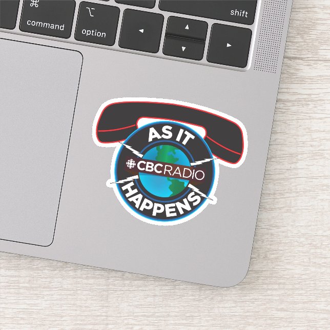 Pegatina CBC tal como ocurre (Detalle)