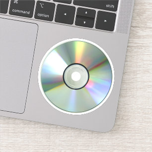 Pegatina cd rom