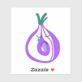 Pegatina Cebolla que llora