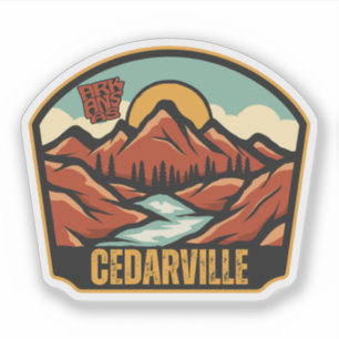 Pegatina Cedarville, Arkansas 