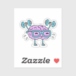 Pegatina Celebro feliz