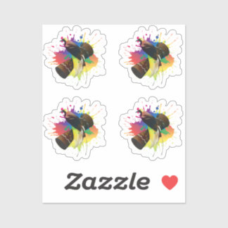 Pegatina Cendrawasih El Pájaro Del Paraíso Colorido