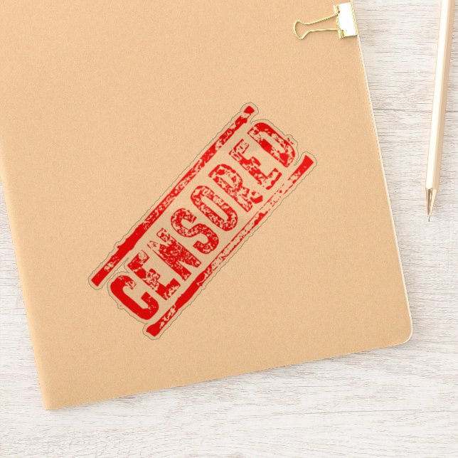 Pegatina Censurado (Cuaderno)