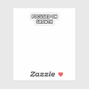 Pegatina Centrado En La Mentalidad Del Crecimiento Y El Des