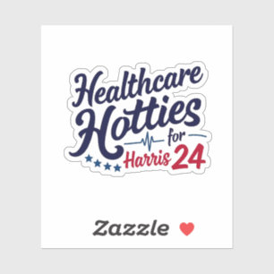 Pegatina Centros de salud para la elección de Harris 24 Kam