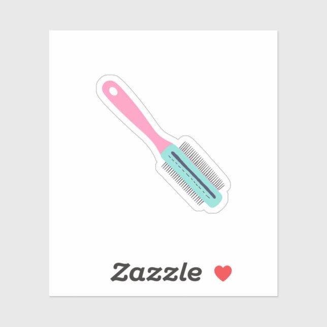 Pegatina Cepillo redondo (Hoja)