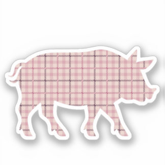 Pegatina Cerdo rosado