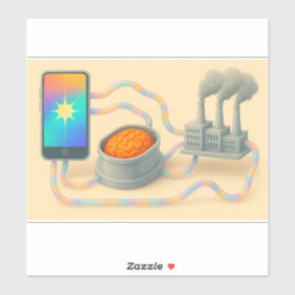 Pegatina Cerebro — Dispositivo — Circuito de fábrica