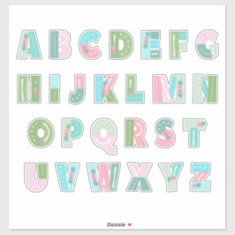 Pegatina Cerezo [alfabeto en minúsculas]