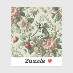 Pegatina Cerezos de fresa - Barroco gótico