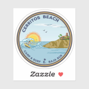 Pegatina Cerritos Beach Baja California Sur México