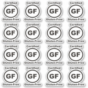 Pegatina Certificación Gluten Free