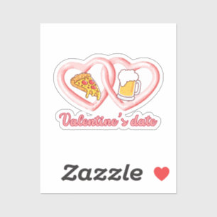 Pegatina Cerveza de San Valentín