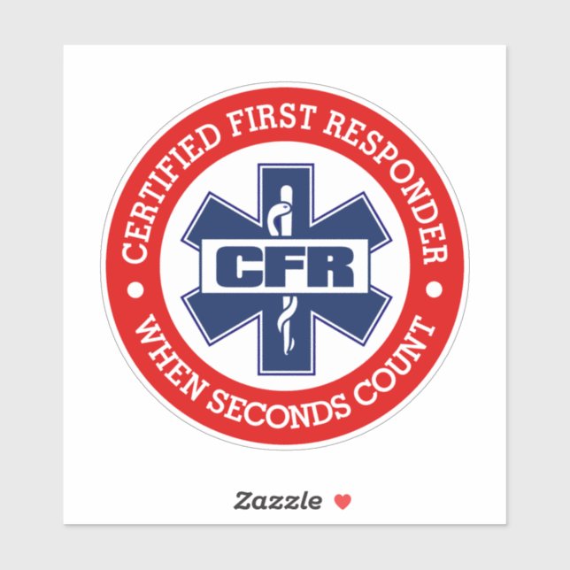 Pegatina CFR (Respondedor certificado primero) (Hoja)