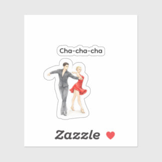 Pegatina Cha-cha-cha sticker