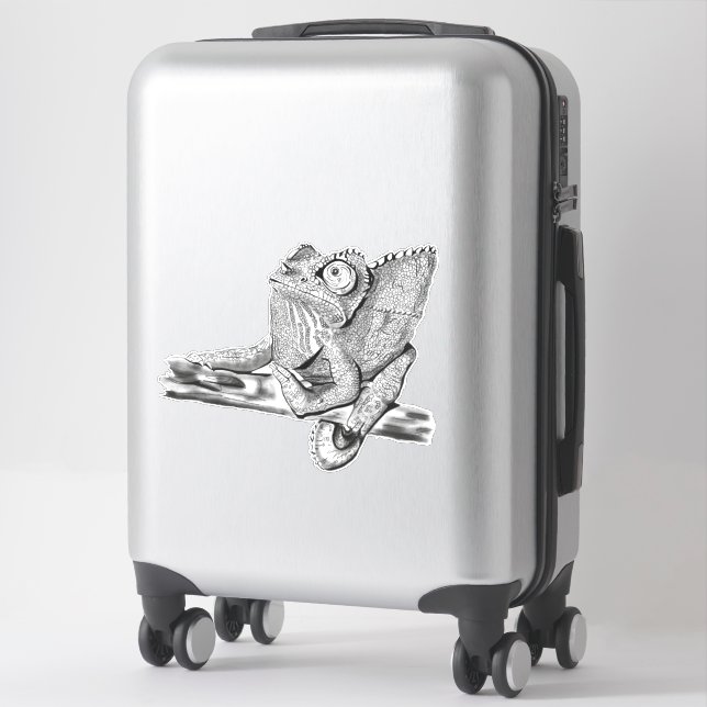 Pegatina Chameleon de Jackson (Maleta)