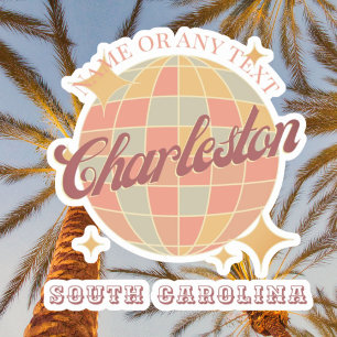 Pegatina Charleston City Carolina del Sur