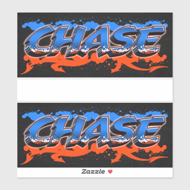 Pegatina Chase Vorname Name Graffiti Aufkleber Sticker (Hoja)