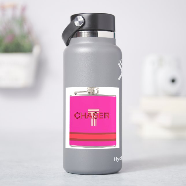 Pegatina Chaser Fun Pink (hidrofrasco)