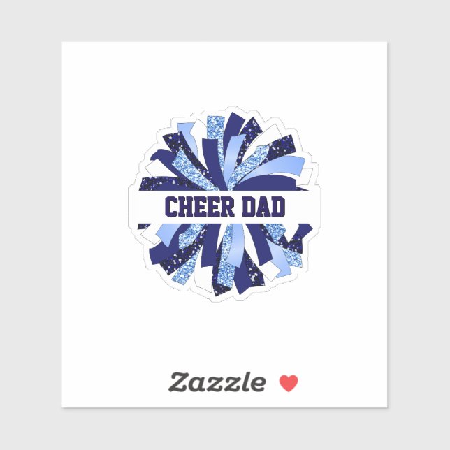 Pegatina Cheer Dad (Hoja)