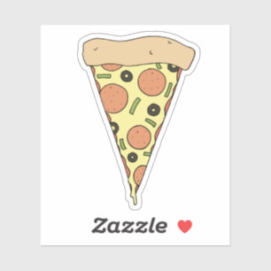 Pegatina Cheesy Pizza Slice