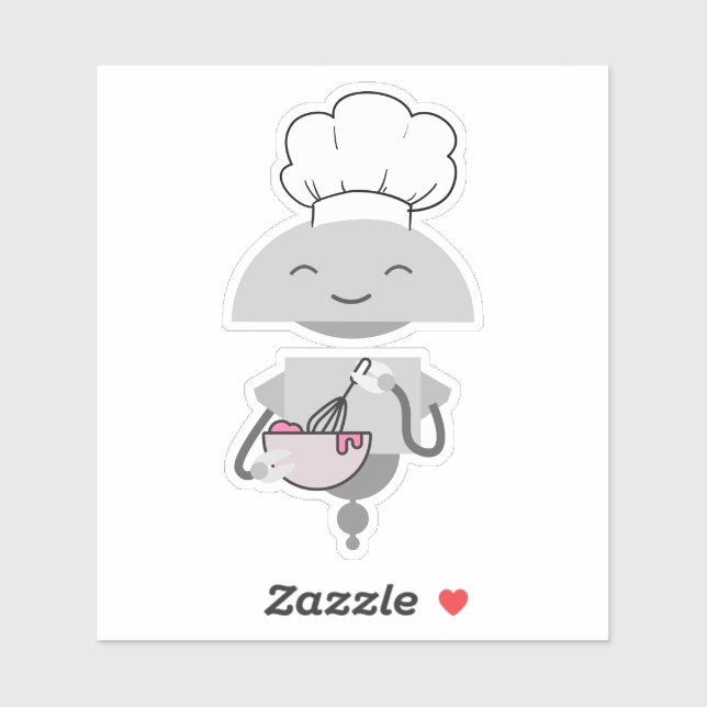 Pegatina Chef de Mia (Hoja)