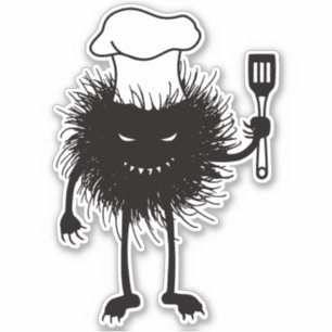 Pegatina Chef del personaje de la caricatura del Coco del M