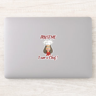 Pegatina Chef femenino