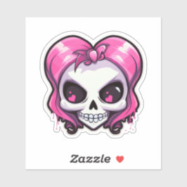 Pegatina Cherished Skull