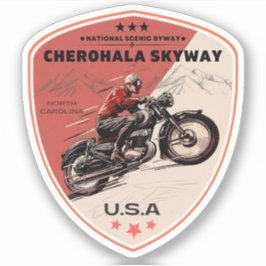 Pegatina Cherohala Skyway Tennessee a Carolina del Norte