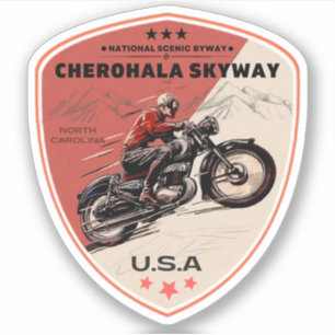 Pegatina Cherohala Skyway Tennessee a Carolina del Norte