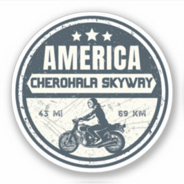 Pegatina Cherohala Skyway Tennessee a Carolina del Norte