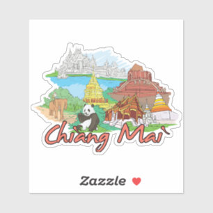 Pegatina chiang mai Ctiy