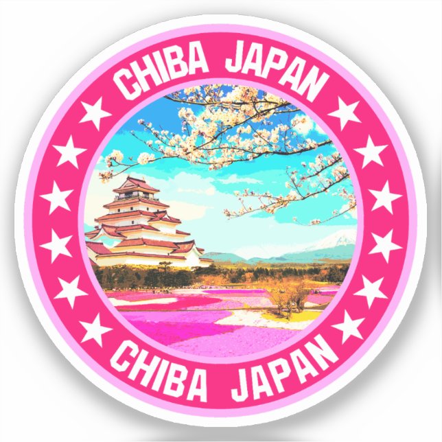 Pegatina Chiba (Anverso)