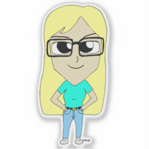 Pegatina chibi