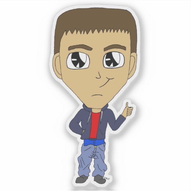 Pegatina chibi (Anverso)