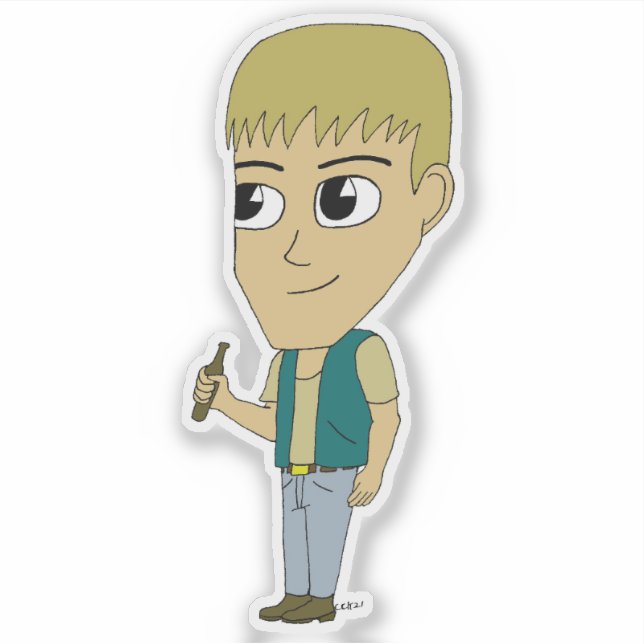 Pegatina chibi (Anverso)