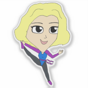 Pegatina chibi