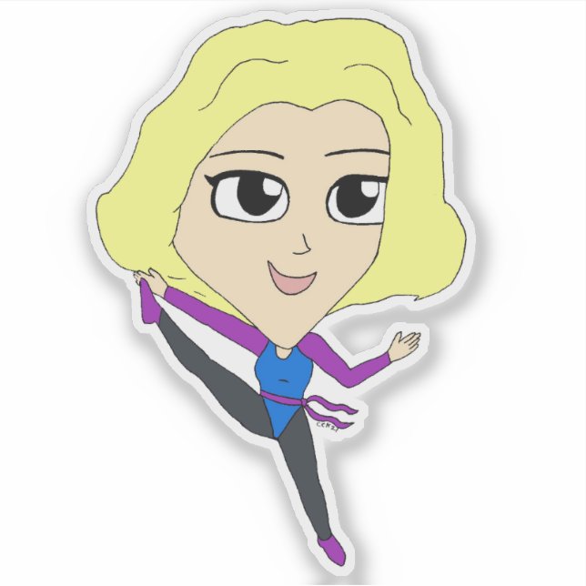 Pegatina chibi (Anverso)