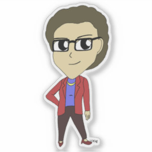Pegatina chibi