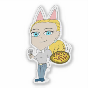 Pegatina chibi