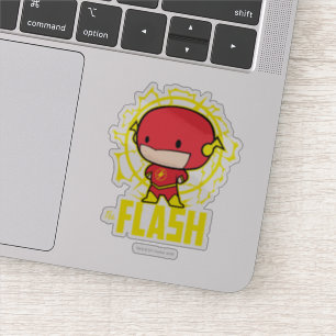 Pegatina Chibi Flash Con Electricidad