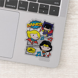 Pegatina Chibi Heroes Dancing