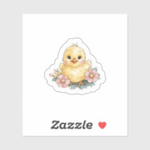 Chica amarilla con flores