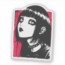 chica de anime de terror