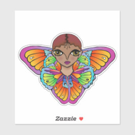 Pegatina chica de mariposa