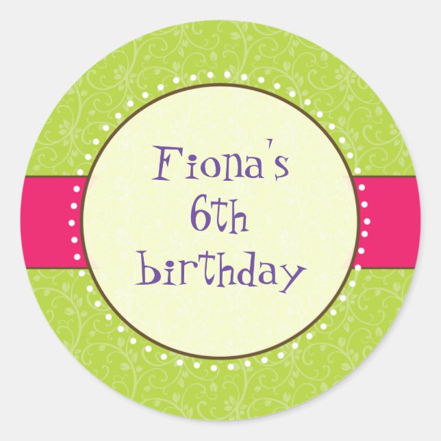 Pegatina Chica de Sassy (Anverso)