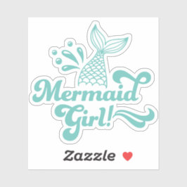 Pegatina Chica de Sirena Cuta