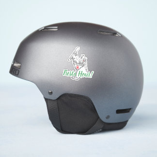 Pegatina Chica de snowboard Fiesta Happy Hour Sticker