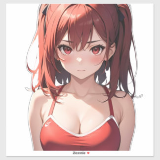 Pegatina Chica del anime del gimnasio Cute, Yasutake Kohaku